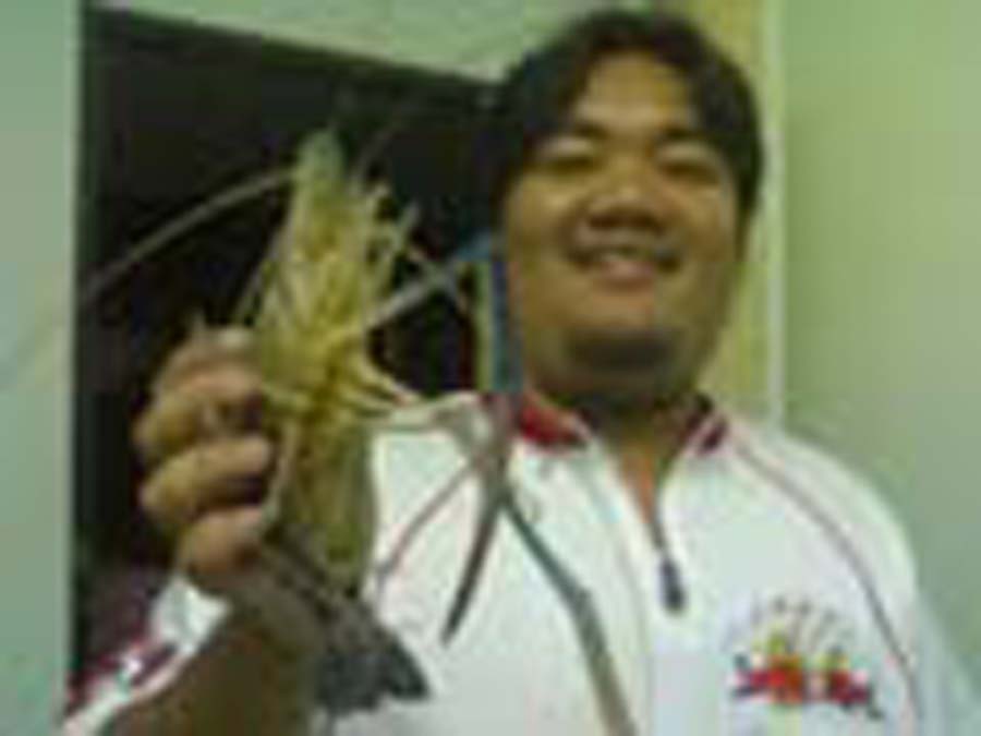 กุ้งน้ำชี  ที่สารคาม  ของเด็กโคราช