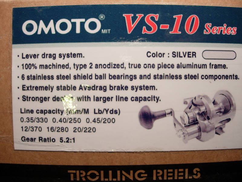 ผ่า Omoto VS10 TROLLING REELS