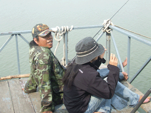 ความสุขที่เรือนแพฟิชชิ่ง บางไทร กับมือใหม่คับ