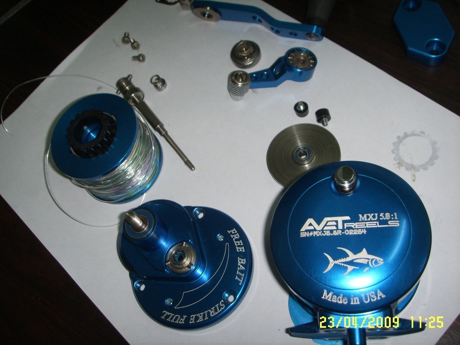 AVET mxj 5.8 Fishing Reel Inside