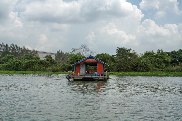 เรือนแพ fishing  @บางไทร