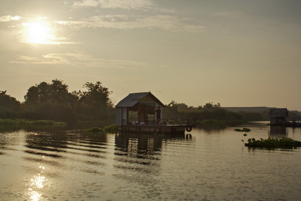 เรือนแพ fishing  @บางไทร