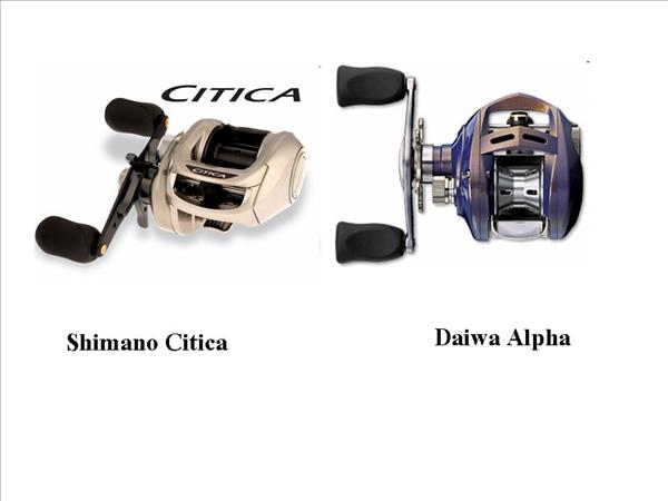 Shimano Citica VS Daiwa Alpha 