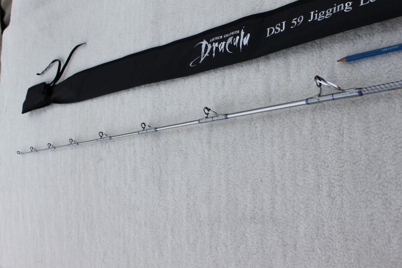 DRACULA JIGGING ROD สีเงิน เวท 30-40 lb ไหวไหม