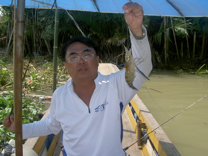 ตกปลาหางกิ่ว +  ตกกุ้ง  เรือไต๋ ไก่   ท่าสะอาน 