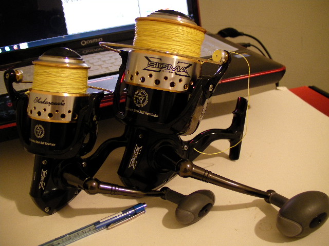 มือใหม่หัดผ่าShakespeare Sigma 2200 SIG50 กับSIG80 : Fishing Reel