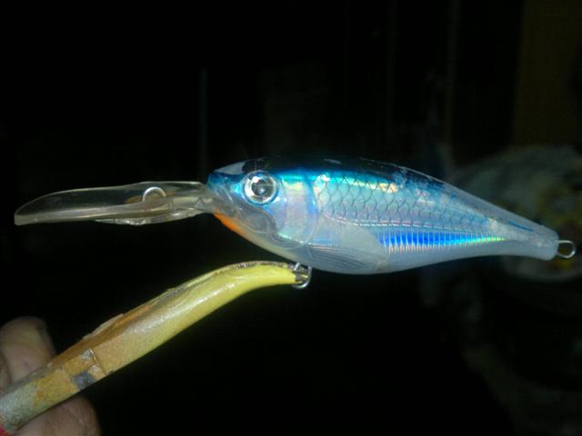 มือใหม่โคราช(เหยื่อเก่าๆทำสีใหม่ครับ)rapala