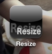 Test โปรแกรม resize ใน iphone