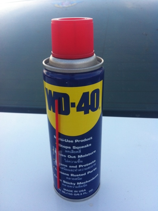 สะเปรย์ 5x  หาไม่ได้ ใช้ WD40  แทนได้ไหม