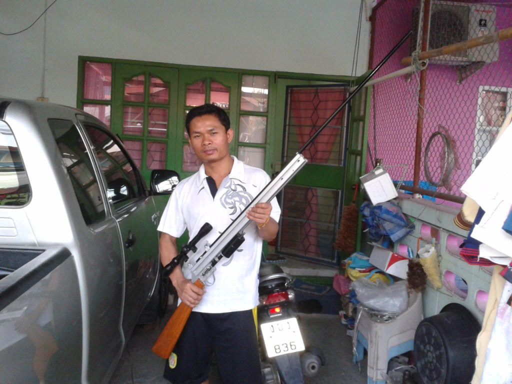 Air gun sniper hand make กว่าจะเสร็จครับน้า