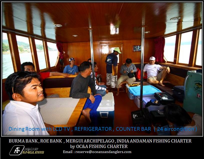 ทริปตกปลากับเรือOC&A @Burma Bank 4-8 มกราคม 2557