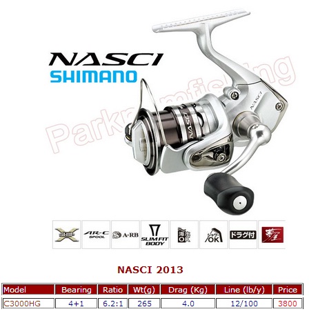 รอก shimano nasci 2013 กับ รอก shimano ultegra 2012 