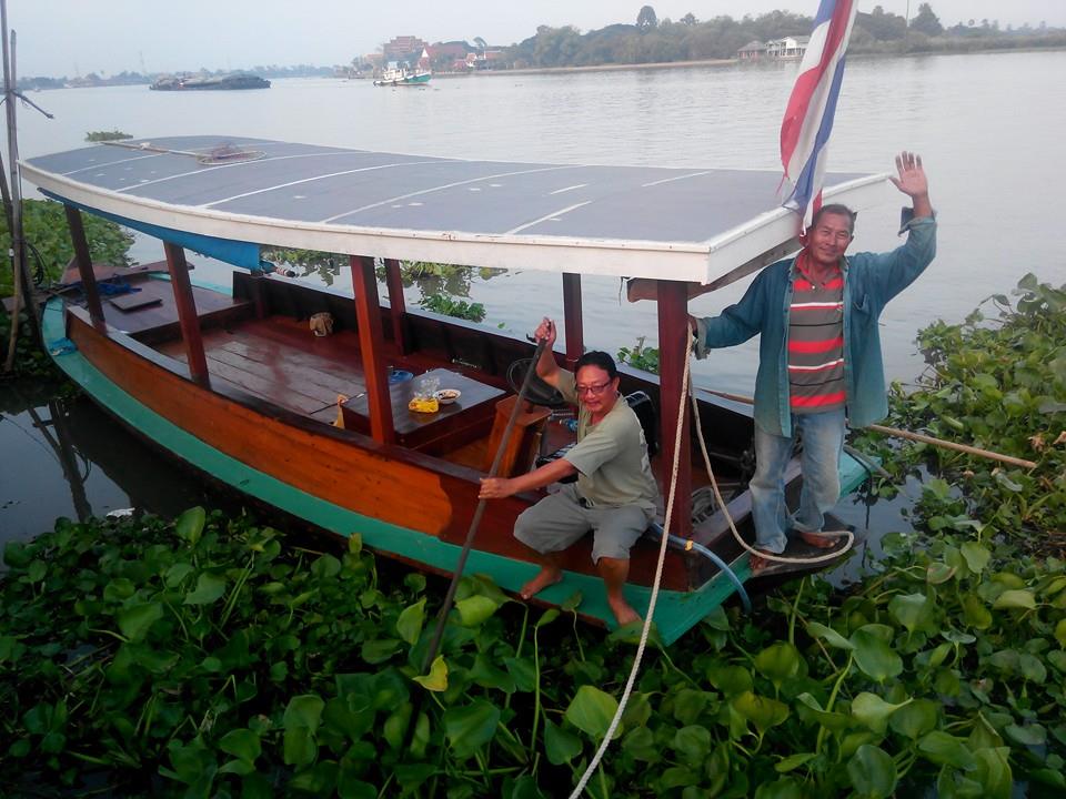 ล่องเรือตกปลาเจ้าพระยา ณ สามโคก วันน้ำไม่เดินนิ่งทั้งวัน  13/12/13