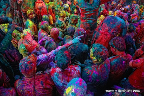 เทศกาลสาดสี (Holi festival)