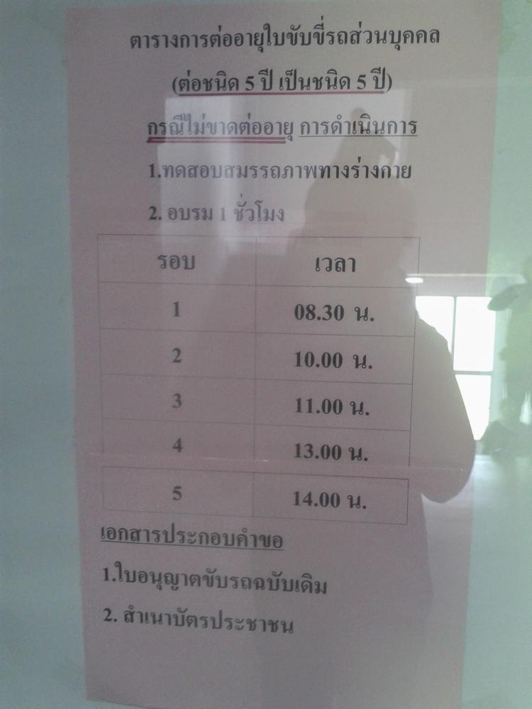 เตรียมตัวก่อนไปทำใบขับขี่