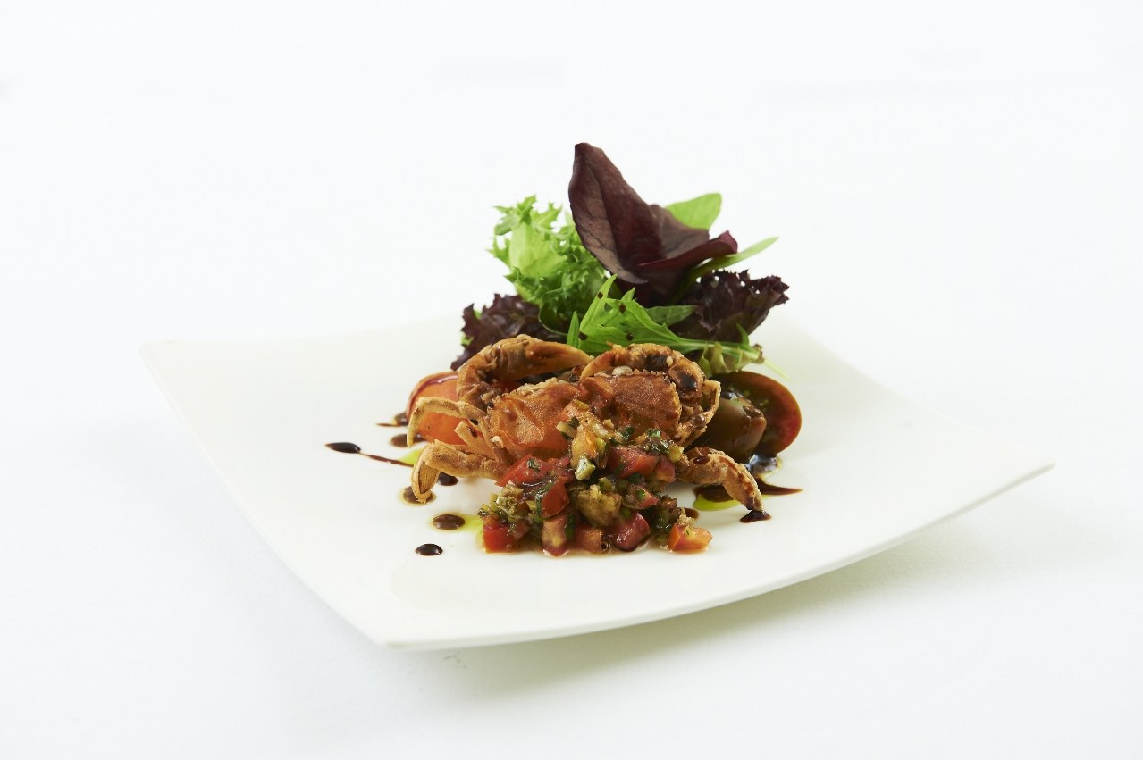 soft shell crab salad