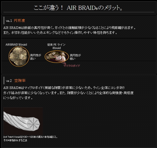 AIR BRAID By BIG OCEAN JAPAN