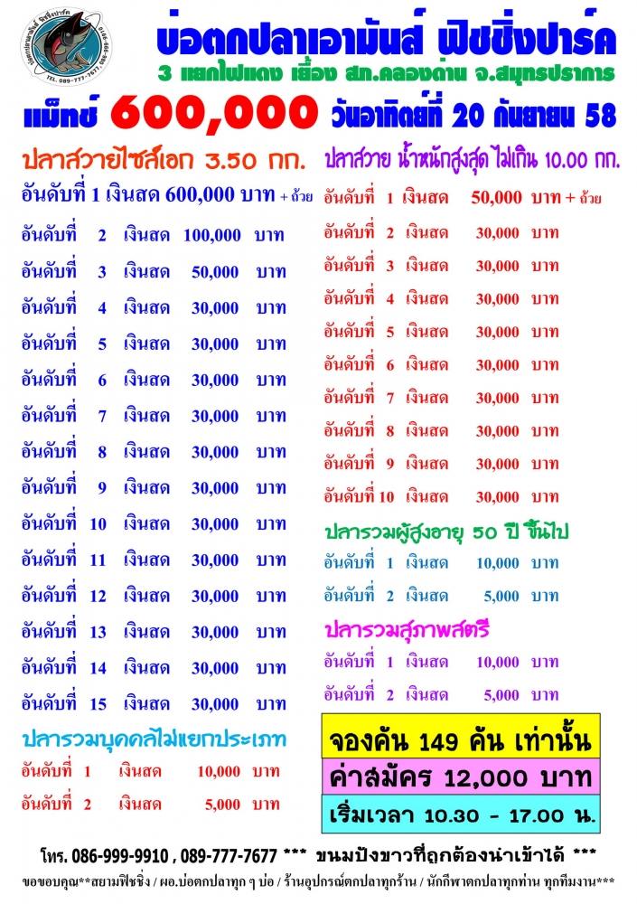 เอามันส์ แมท 600,000 อาทิตที่ 20 กันยา 58 จองกันยังใกล้ เหลือแค่ 11 คันเอง