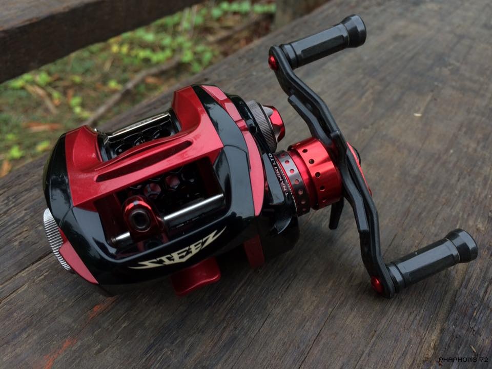 daiwa steez limited sv tn 2014+megabass honeycomb spool