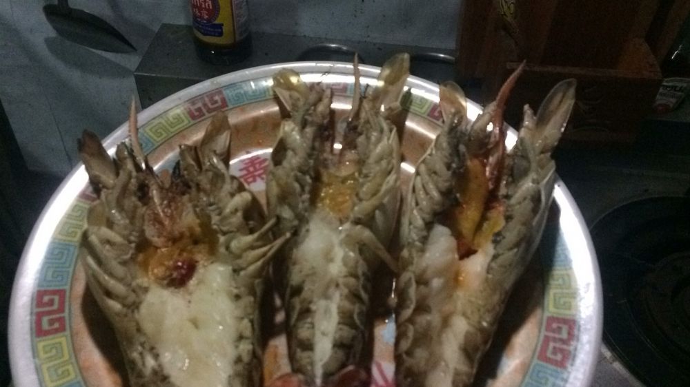 กุ้งแม่น้ำบางปะกง อร่อยแบบนี้เอง 