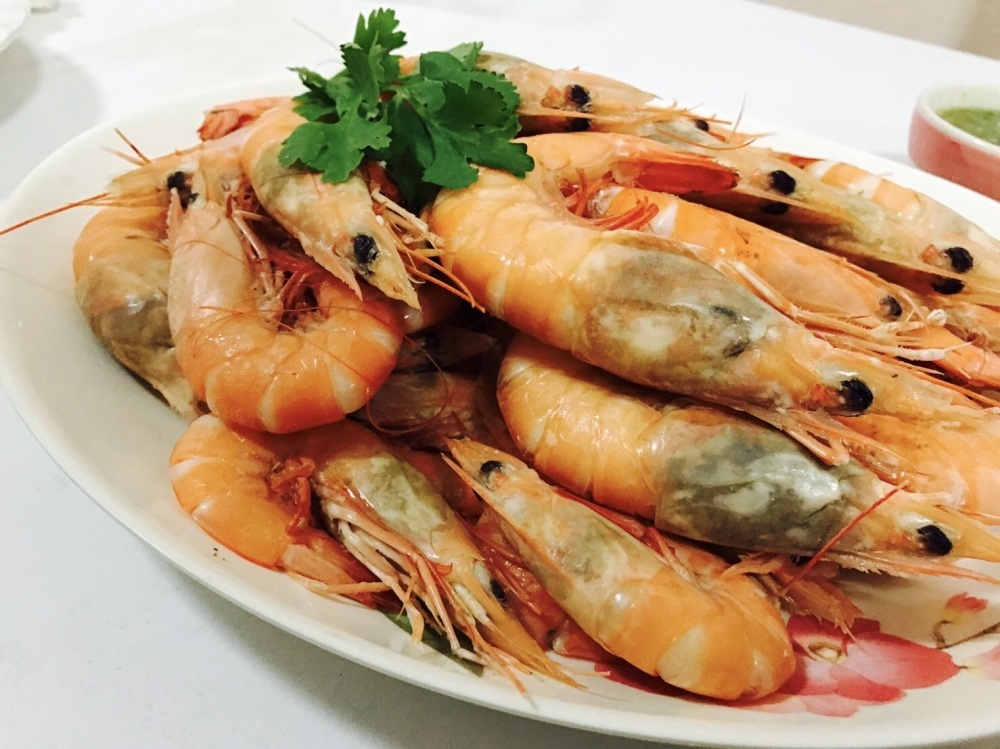 กุ้งโอวคั๊ก อบเกลือ