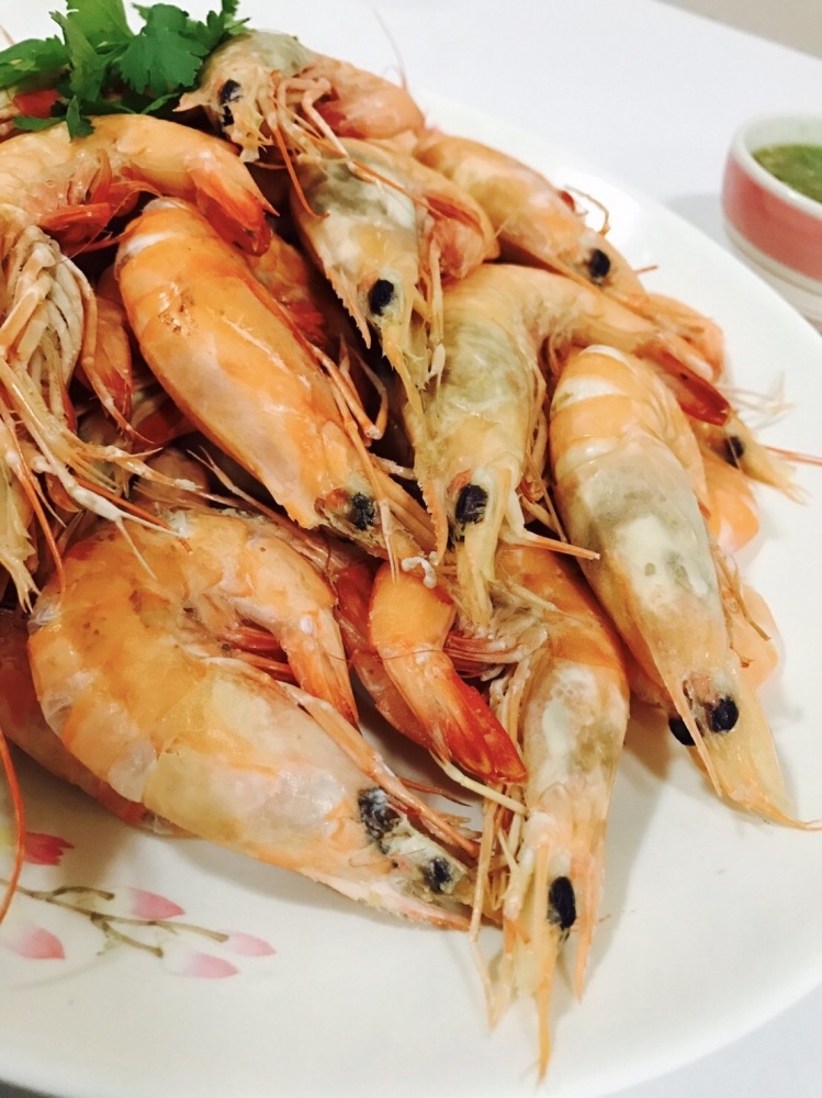 กุ้งโอวคั๊ก อบเกลือ