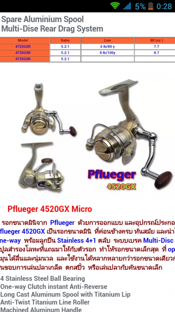 ตามหารอกสปิ๋ว Flueger 4520 gx