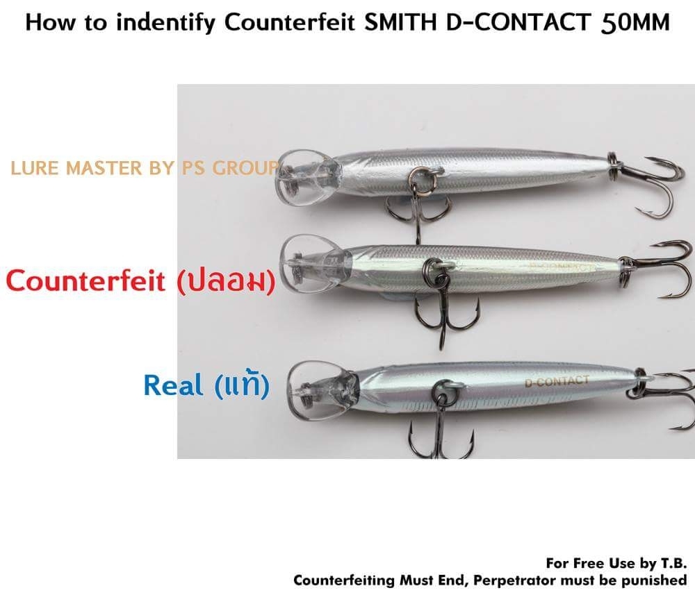 มาดูการเปรียบเทียบ smith d-contact 50s แท้ ปลอม อย่างละเอียดกันคับ