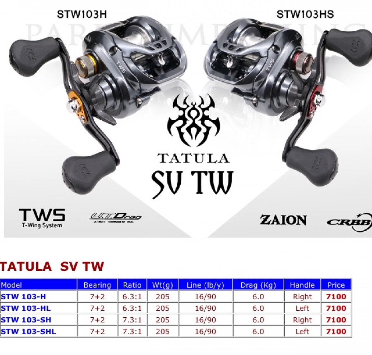 น้าๆท่านใดมีขั้นตอนการล้าง บำรุง daiwa tatula sv tw 103h