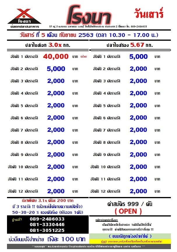  OPEN โปรเเกรม 40, 000 บาท / 24 ช่อง หาง 2000 ลงทะเบียน 999