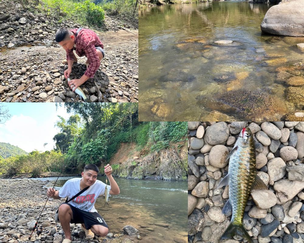 (เอาใหม่ครับ) ปลาพลวง แถวบ้านผาแดง อมก๋อย เชียงใหม่ต้นหนาว ปลายฝน กัดดีมากครับ