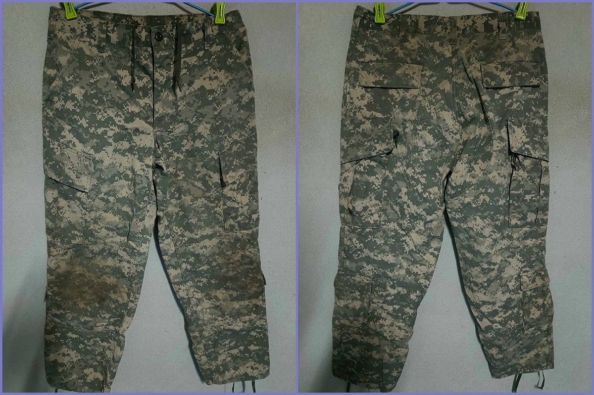 กางเกงทหารลายพราง ดิจิตอล ACU. US.ARMY SIZE: 31-35 นิ้ว (200.-)