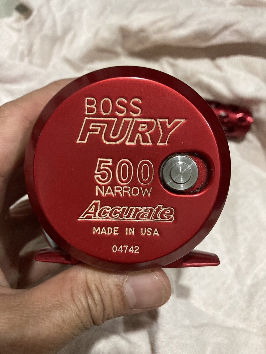 Accurate Boss FURY 500NARROW / RED
สีแดงสีหายากครับ
สภาพสวยมาก ใช้งาน2ครั้ง แล้วเก็บเข้าตู้
กล่อง