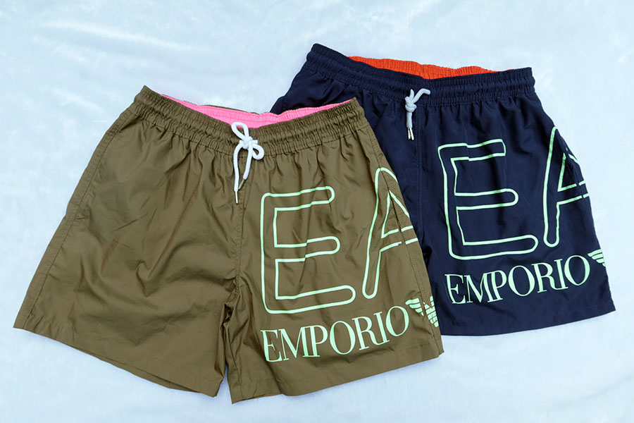 ARMANI EA7 /L/XL กางเกงกีฬาขาสั้นมีซับใน 2 สีสวยใหม่หลุดโรงงาน ราคารวมส่ง kerry