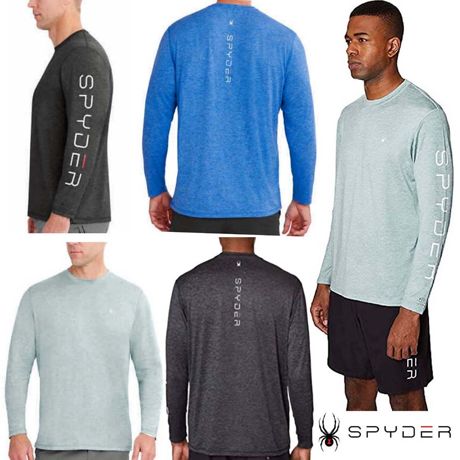 SPYDER SWIM UPF 50+/44/46/48/50/52 เสื้อยืดแขนยาวผ้าบางสวมใส่เย็น รวมส่ง kerry