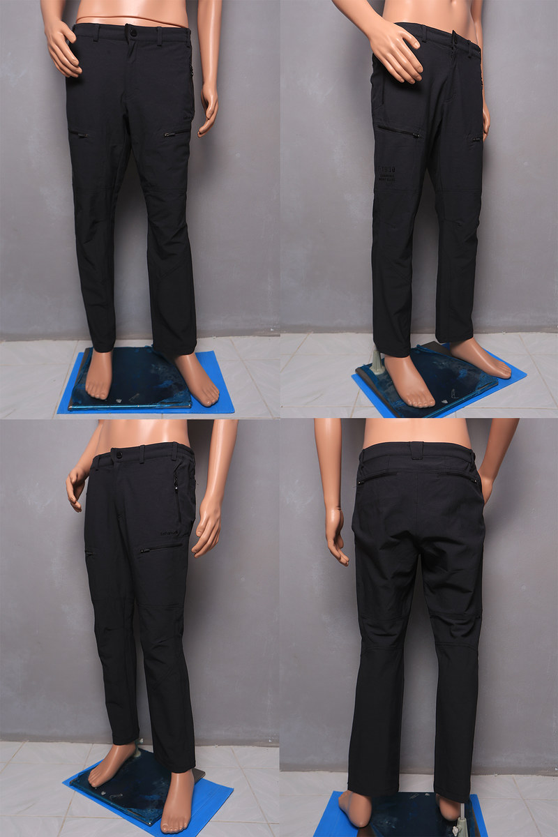  [s]05. กางเกง OUTDOOR Men’s LAFUMA Performance 76% Polyester 17% Nylon 3% Spandex Size 32-36  สีดำ 