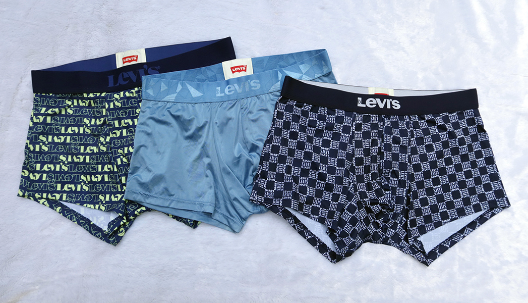 LEVI'S BOXZER /95/100/105 ชั้นในชาย 3 ลายสวยใหม่แท้ ราคารวมส่ง kerry