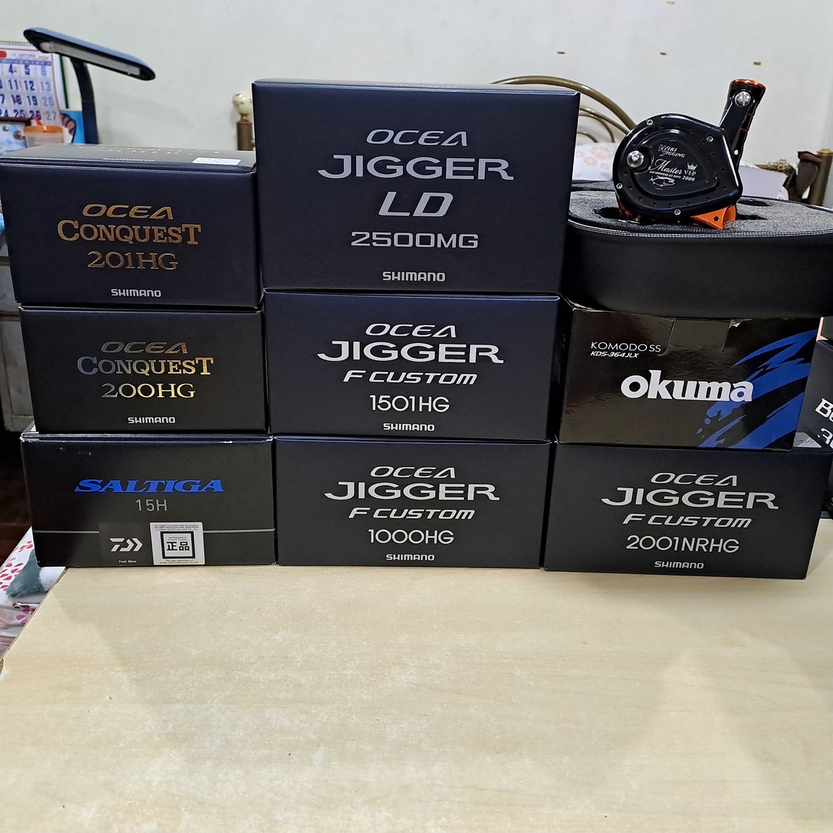 รอกเบท 24 New Jiggger LD2500MG,23 Ocea Conquest 201HG,JM wiki VIP2000LH มือ1มือ2