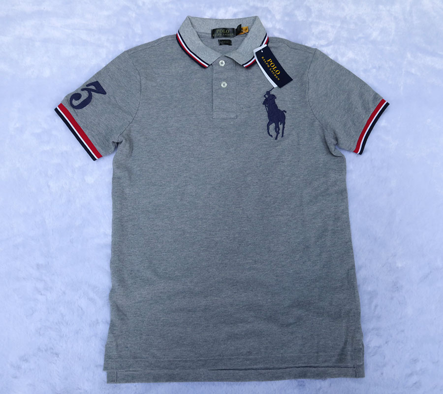 Polo Ralph Lauren slim fit  /S/M/XL (38/42/48) เสื้อยืดปกโปโลแขนสั้นหลายสีใหม่