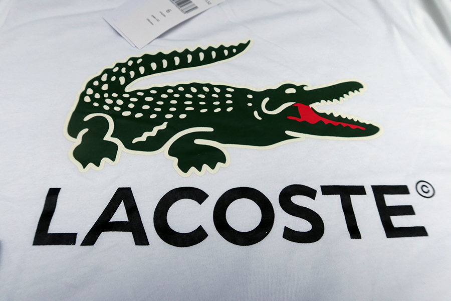 Lacoste Logo graphic print