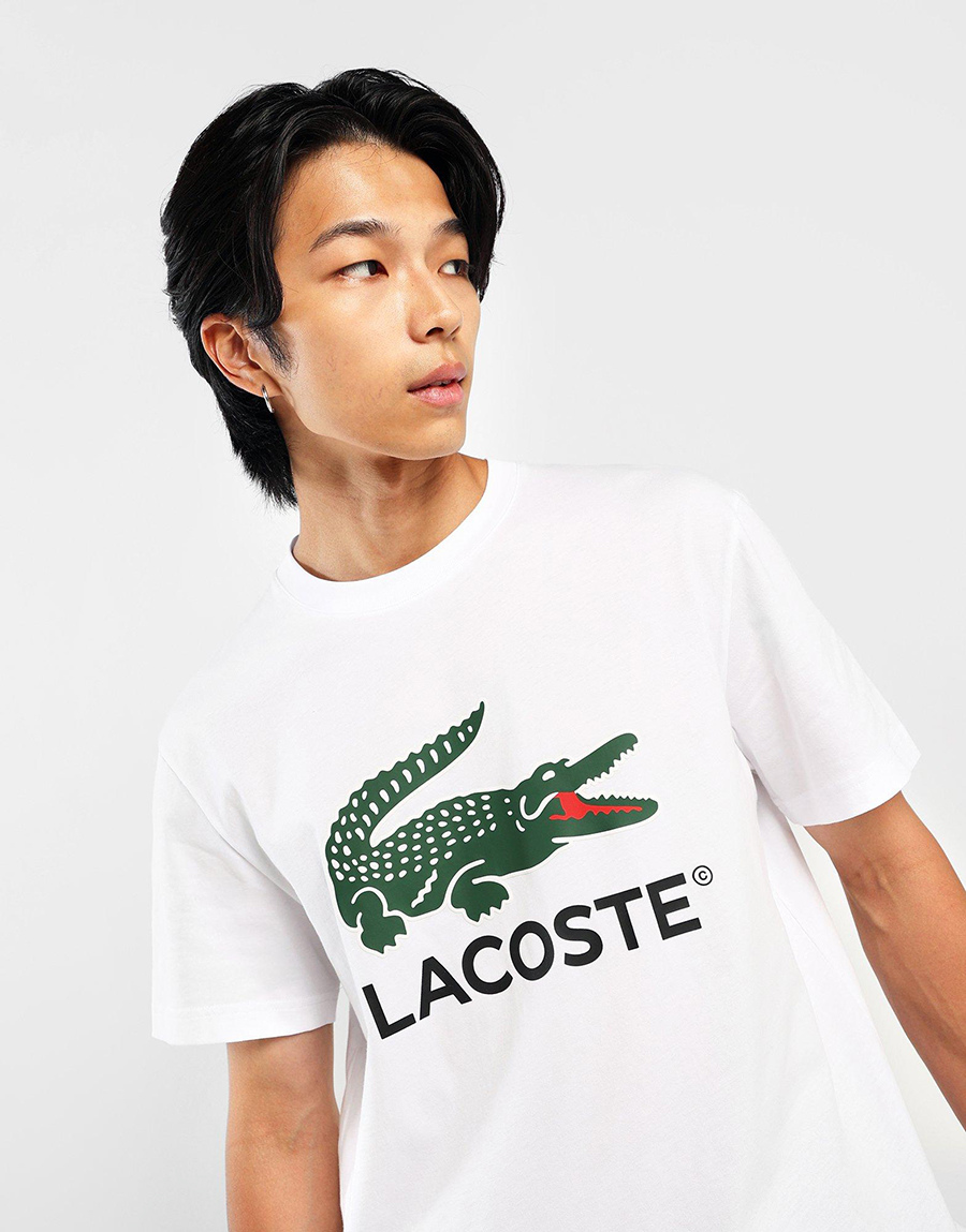 Lacoste Logo graphic print