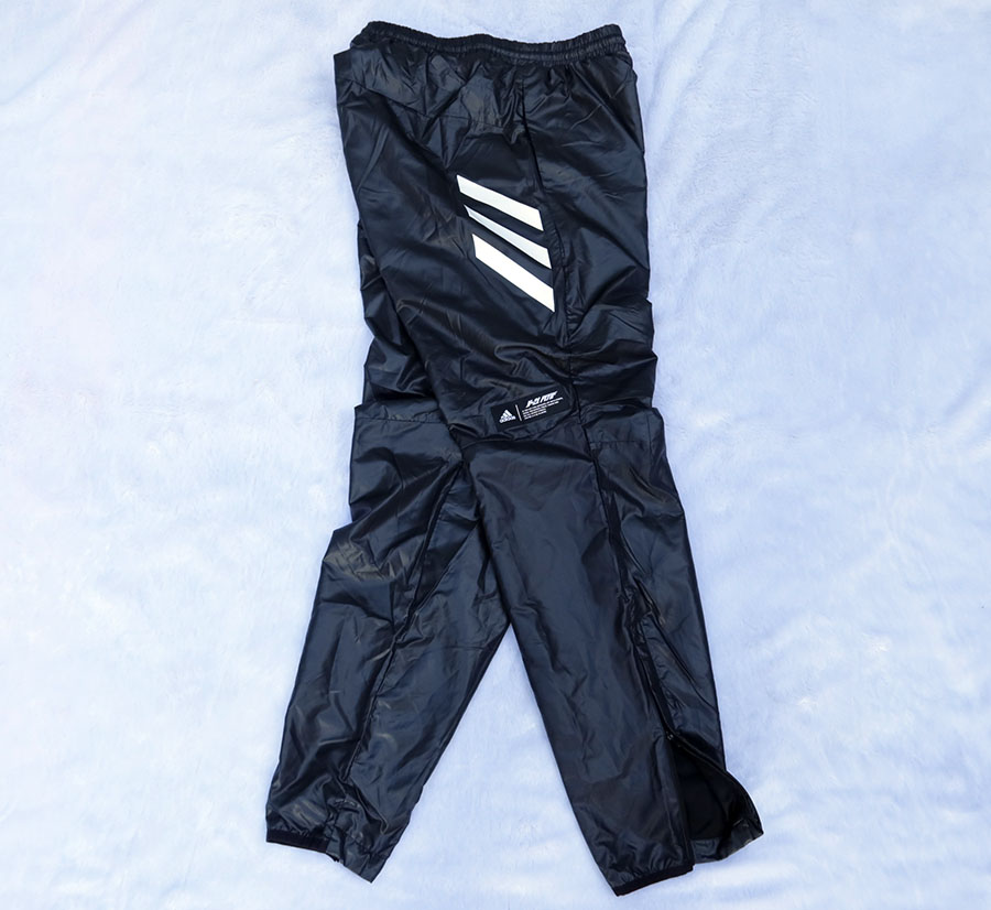 adidas clima storm /L (34-36) กางเกงผ้ากันน้ำขายาวสวยใหม่จากญี่ปุ่น รวมส่ง kerry