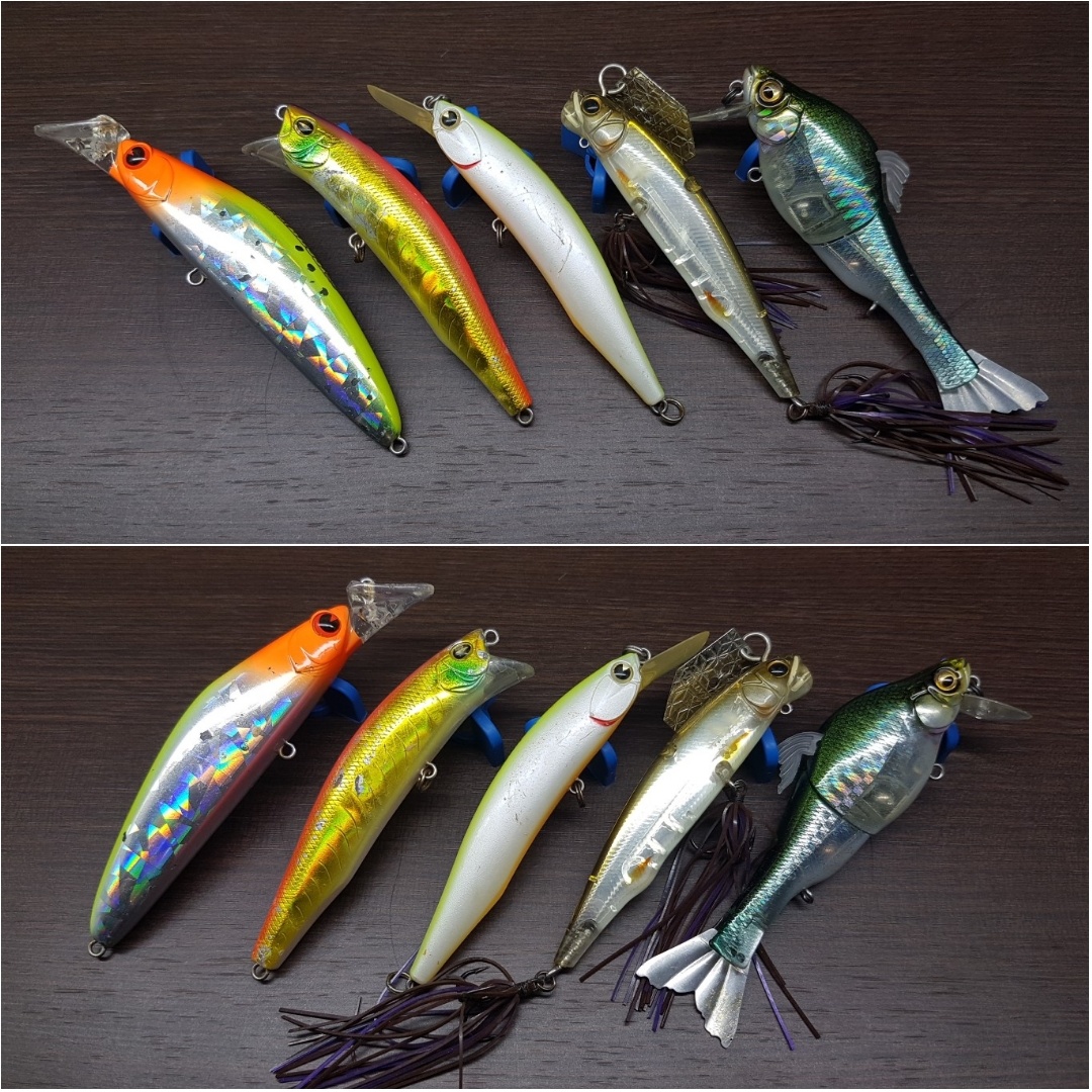 A21: Ima Flaming Dart BD-95F, 18 g Floating ลำตัวเงินเงาสะท้อนแสงเป็นแผ่นเหลือบรุ้ง หลังเหลืองมะนาว 