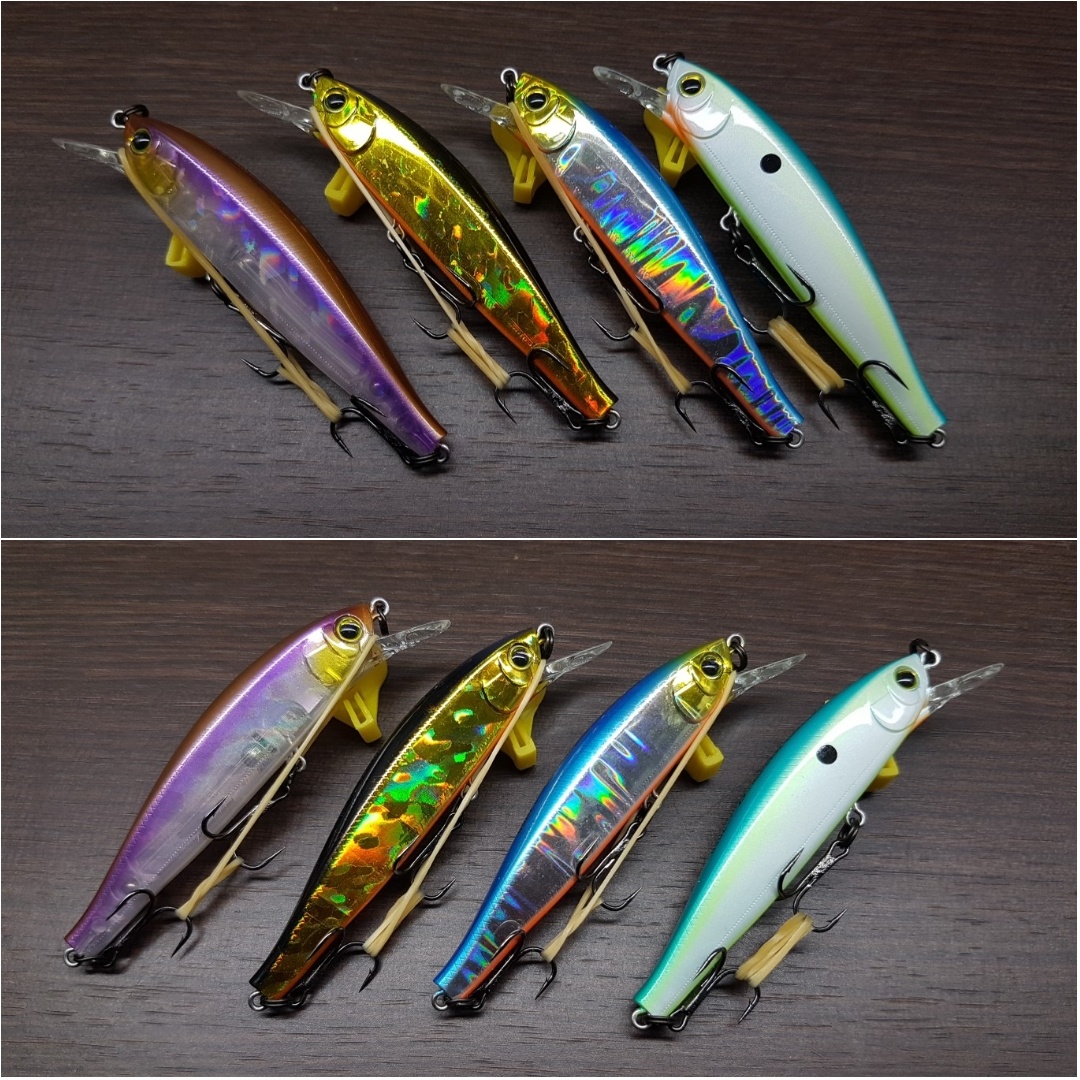 [MHF15-10] = Duel Hardcore Flat Minnow 70SP/ Shad 75SF/ Shad SR 60SF กะพง กระสูบ