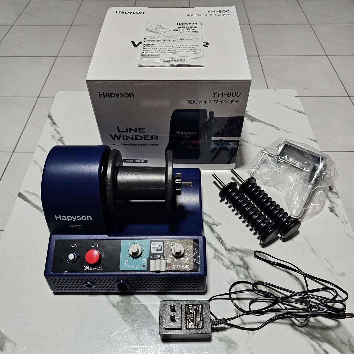 Vายเครื่อ​งกรอสายไฟฟ้า​ HAPYSON YH-800 LINE WINDER​ กล่องอุปกรณ์​ครบ