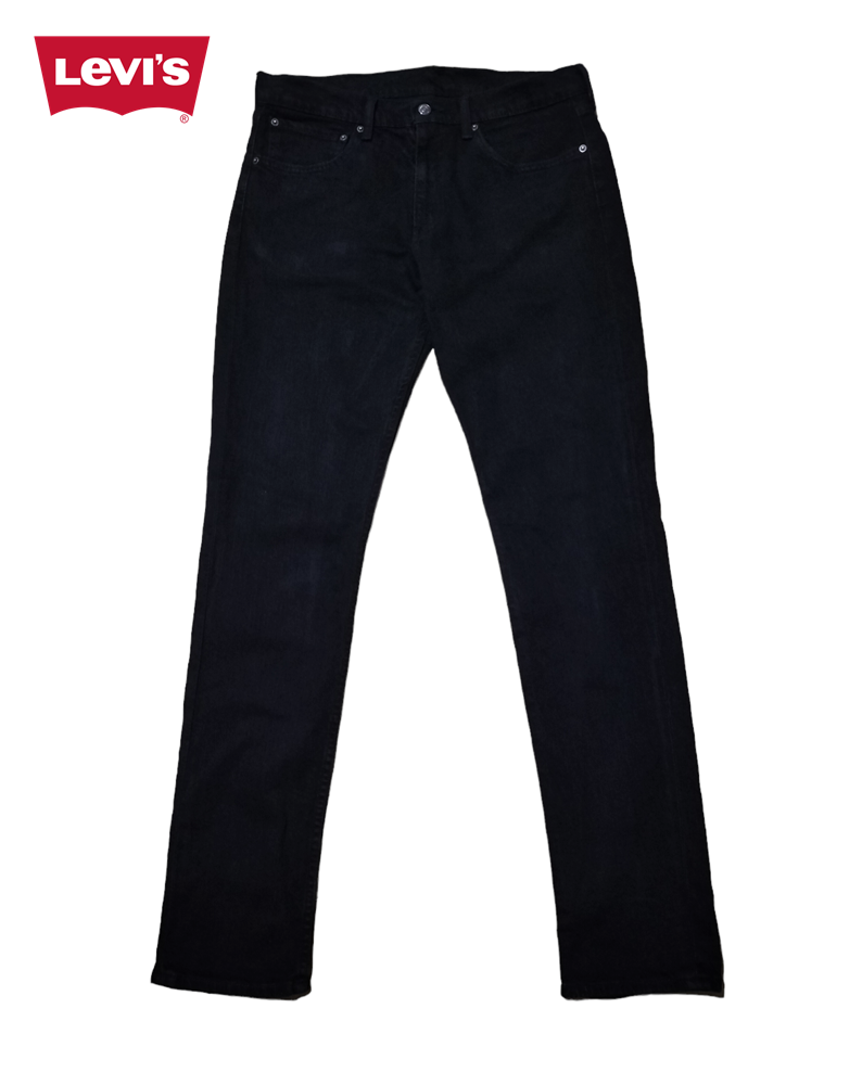 ++ LEVI'S  511 SLIM SUPER BLACK   รอบเอว 35-36 นิ้ว  M