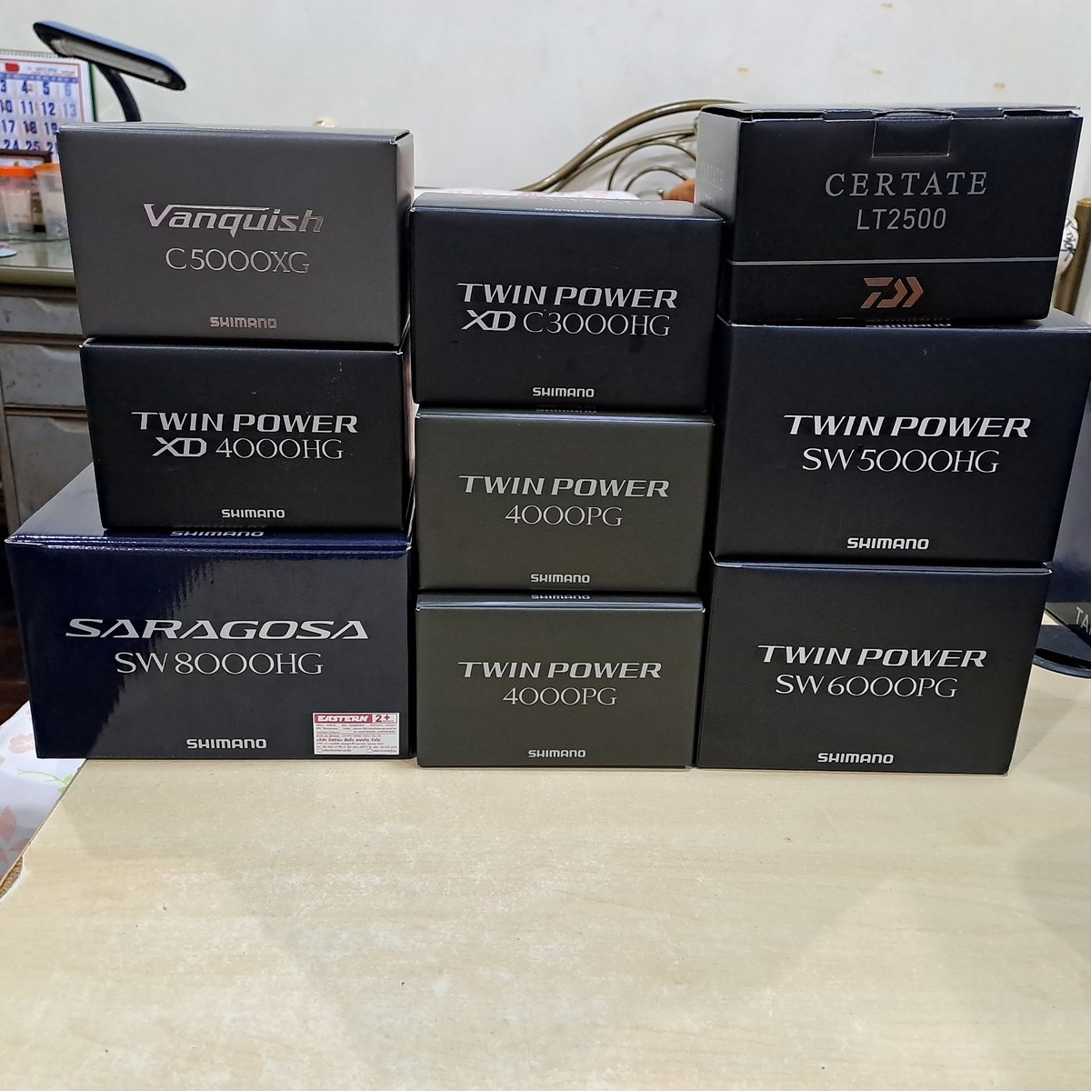 รอกสปิน 23 Vanquish C5000XG,21 Twinpower XD C3000HG,24 Certate LT2500 มือ1มือ2