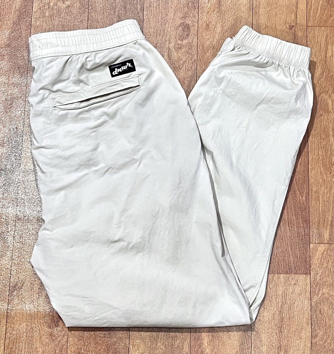 กางเกงขายาว  ZARA JOGGER-WAIST POPLIN PANTS