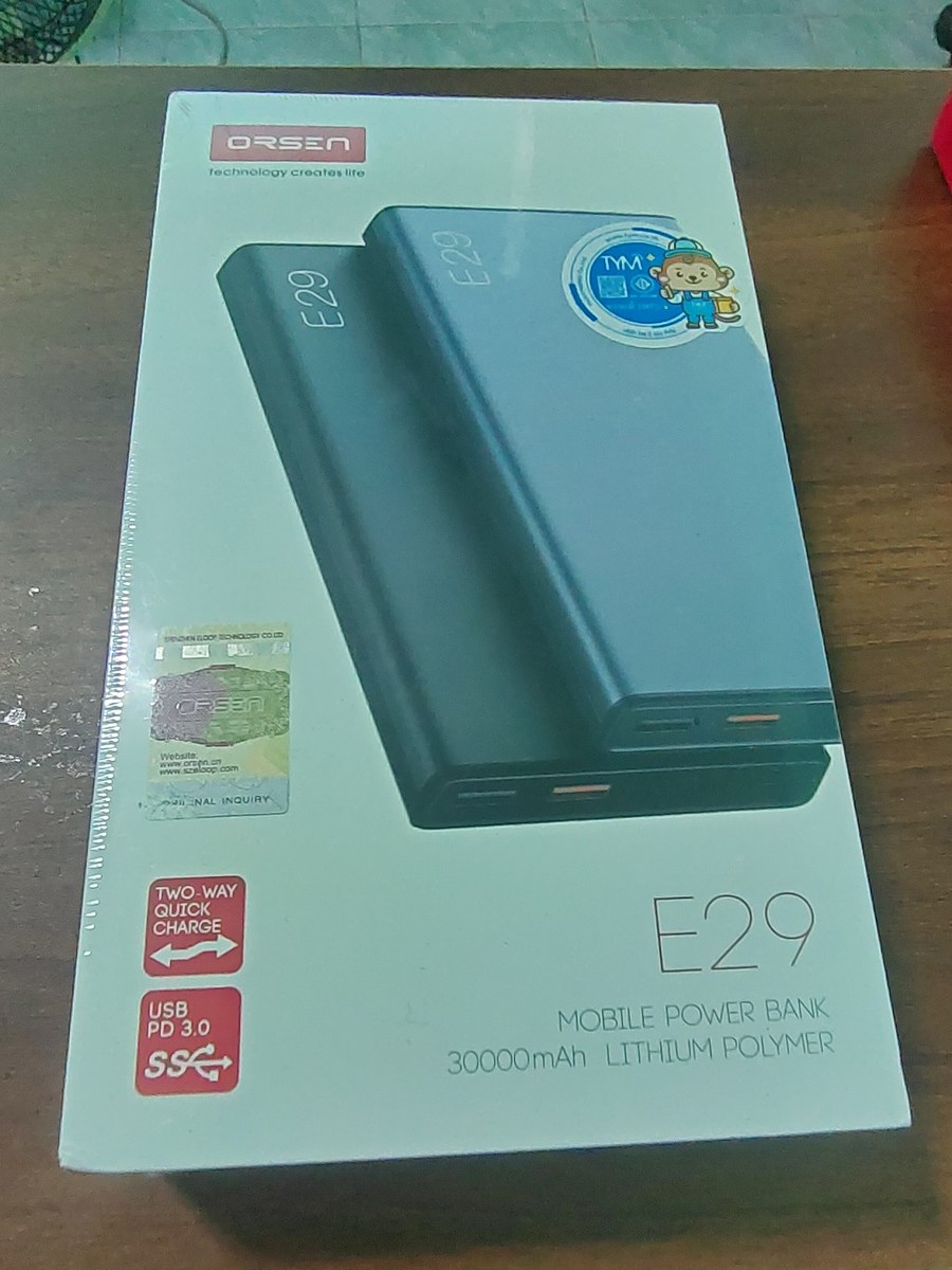 power bank e29 30000mAh