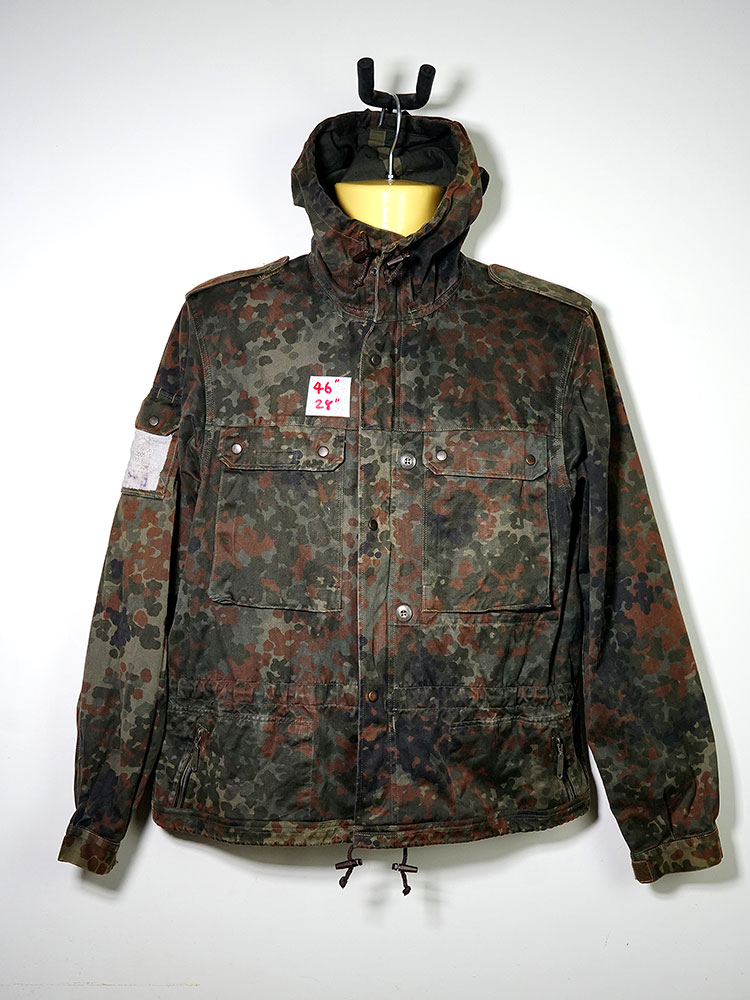 ## Vintage 90s German Army Camo Field Jacket ##